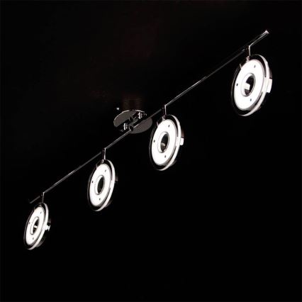 Eglo 78684 - LED-spotlampa DORNES 4xLED/4,5W/230V blank krom