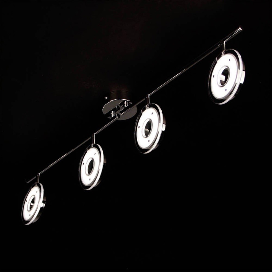 Eglo 78684 - LED-spotlampa DORNES 4xLED/4,5W/230V blank krom