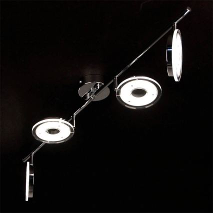 Eglo 78684 - LED-spotlampa DORNES 4xLED/4,5W/230V blank krom