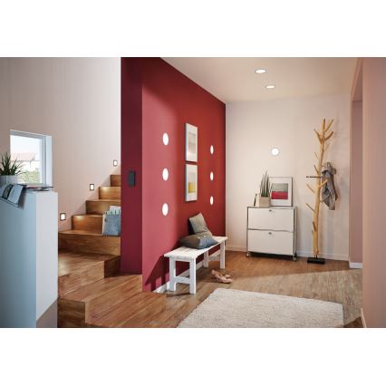Eglo 78773 - Dimmbar infälld LED-armatur FUEVA LED/10,9W/230V 3000K vit Ø 17 cm