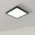 Eglo 78814 - LED Taklampa FUEVA LED/17W/230V 21x21 cm svart