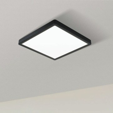 Eglo 78814 - LED Taklampa FUEVA LED/17W/230V 21x21 cm svart