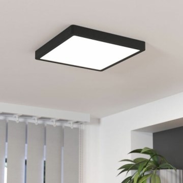 Eglo 78815 - LED taklampa FUEVA LED/20,5W/230V 28,5x28,5 cm svart