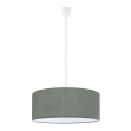 Eglo 79067 - Pendellampa med kabel SITIA 3xE27/60W/230V, grå