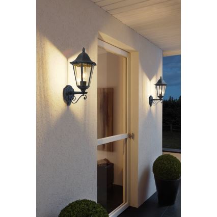 Eglo 79267 - Vägglampa för utomhusbruk NAVEDO 1xE27/60W/230V IP44