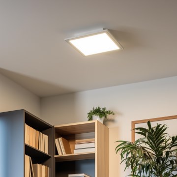 Eglo 79322 - LED Dimbar taklampa SALOBRENA LED/16W/230V 4000K 30x30 cm vit
