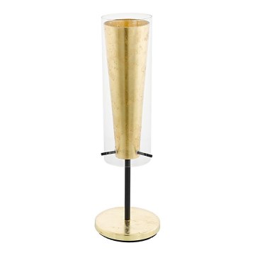 Eglo 79345 - Bordslampa PINTO GOLD 1xE27/40W/230V guld