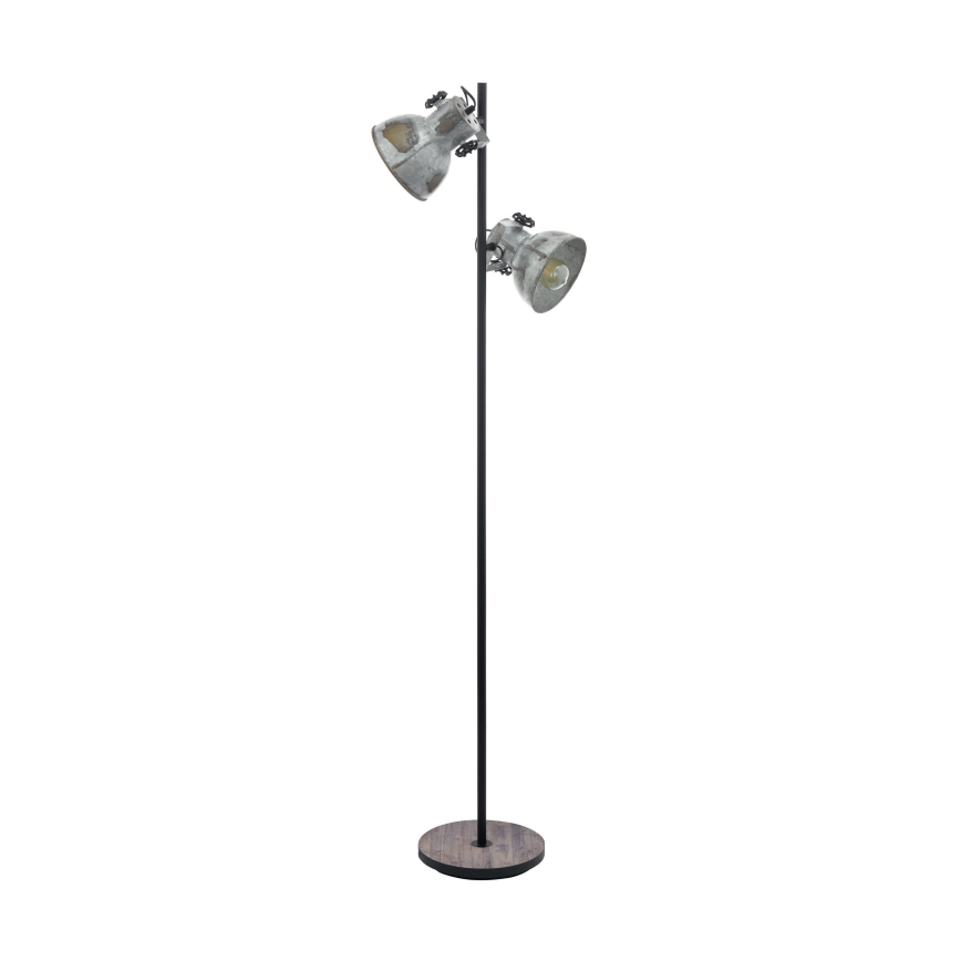 Eglo 79369 - Golvlampa BARNSTAPLE 2xE27/40W/230V