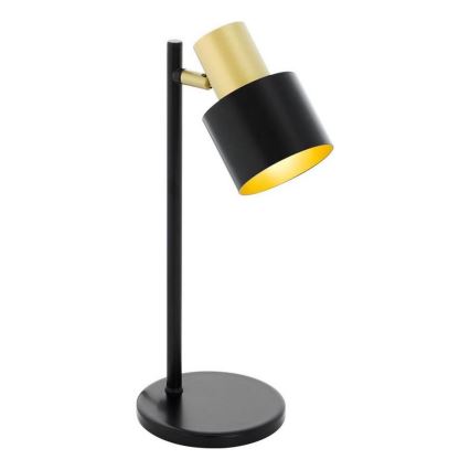 Eglo 79375 - Bordslampa FIUMARA 1xE27/60W/230V svart/guld