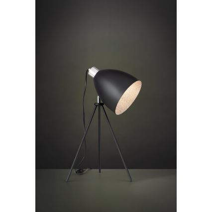 Eglo 79378 - Bordslampa MAREPERLA 1xE27/60W/230V svart