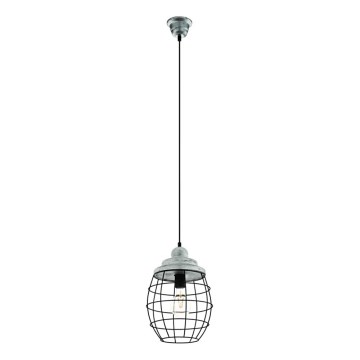 Eglo 79435 - Takpendel BAMPTON med kabel 1xE27/60W/230V grå/svart