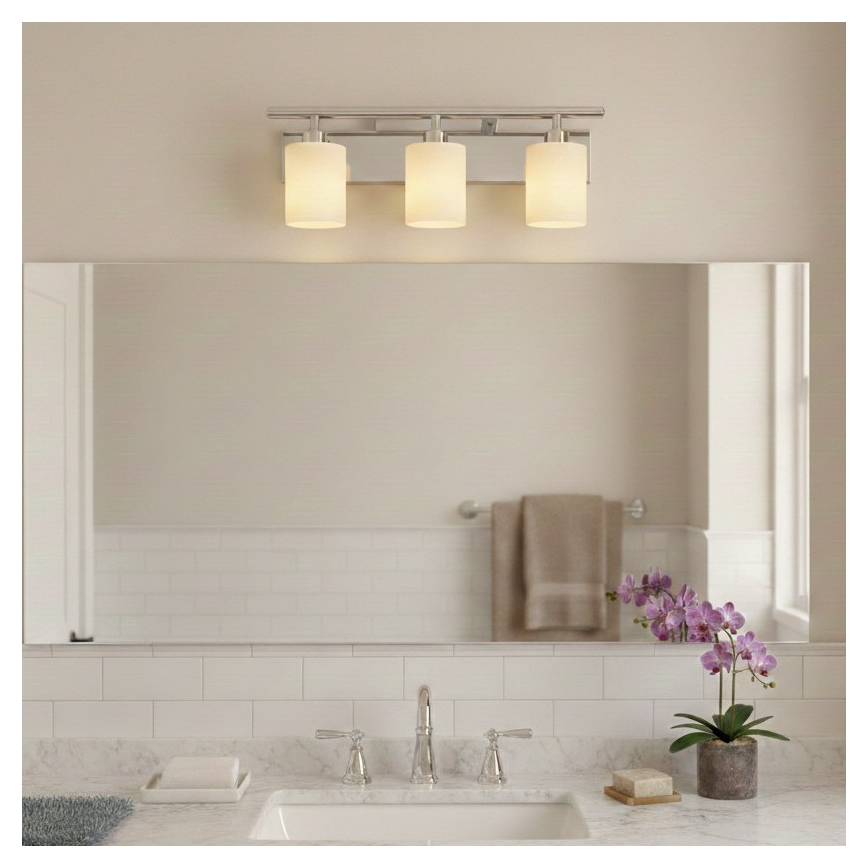 Eglo 79518 - LED vägglampa för badrum TIMOTEO 3xG9/3W/230V IP44