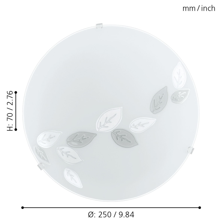 Eglo - Taklampa 1xE27/25W/230V