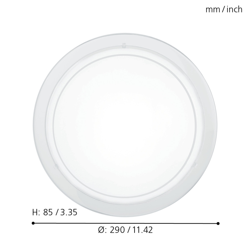 Eglo - Taklampa 1xE27/60W/230V
