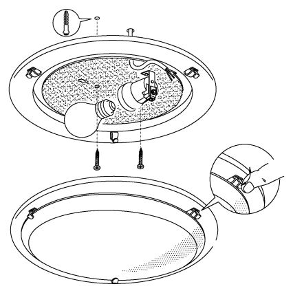Eglo - Taklampa 1xE27/60W/230V