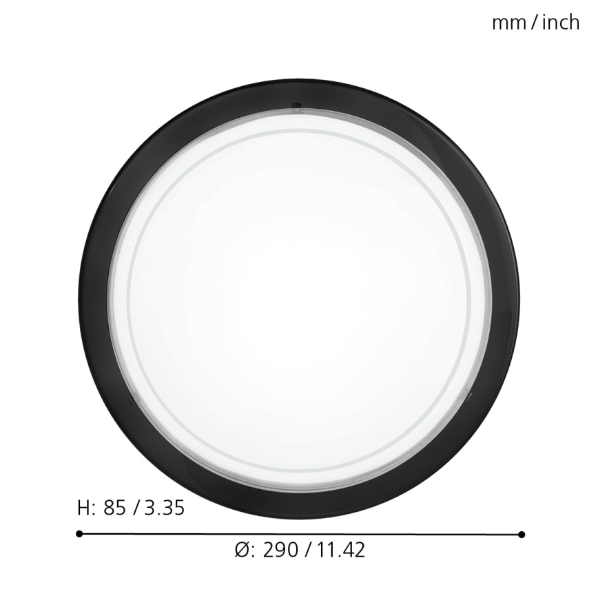 Eglo - Taklampa 1xE27/60W/230V