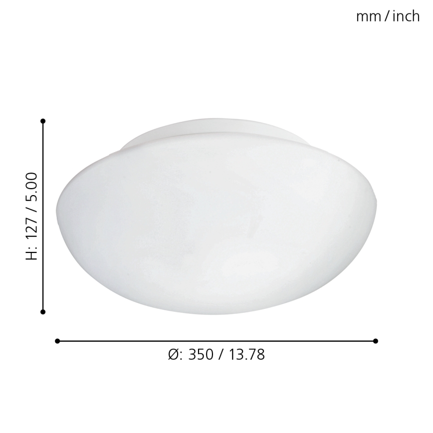 Eglo - Taklampa 2xE27/60W/230V