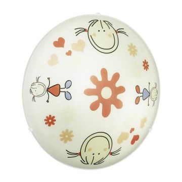 EGLO 88973 - Taklampa för barn JUNIOR 2  2xE27/60W färgglad
