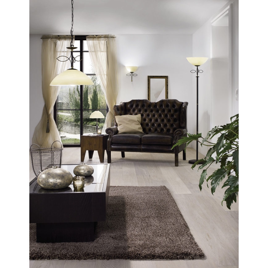 EGLO 89135 - Väggbelysning BELUGA 1xE27/60W antik brun