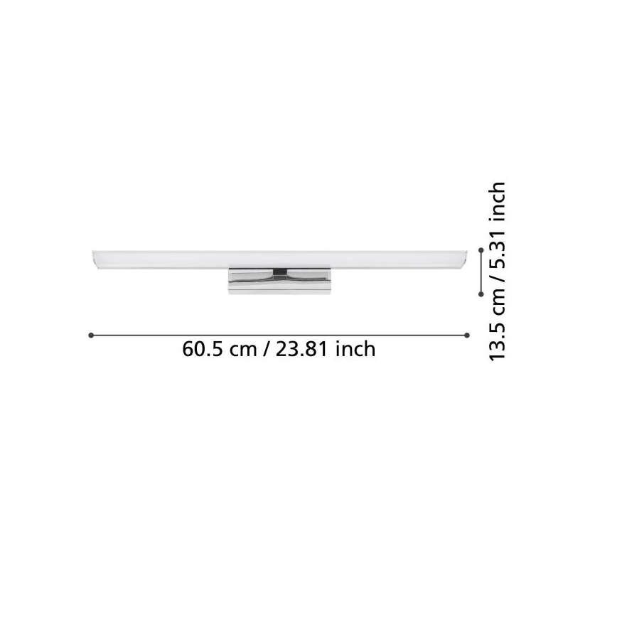 Eglo - LED RGBW dimbar badrumsspegelbelysning 15,6W/230V IP44 ZigBee