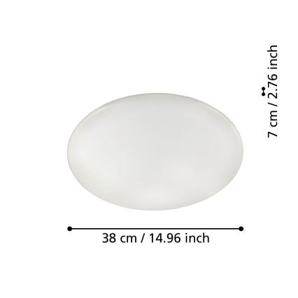 Eglo - LED Dimbart takarmatur LED/19,2W/230V ZigBee