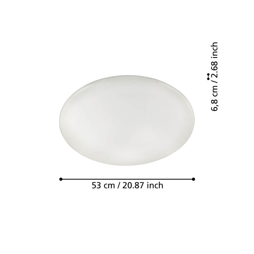 Eglo - LED Dimbart takarmatur LED/44,8W/230V ZigBee