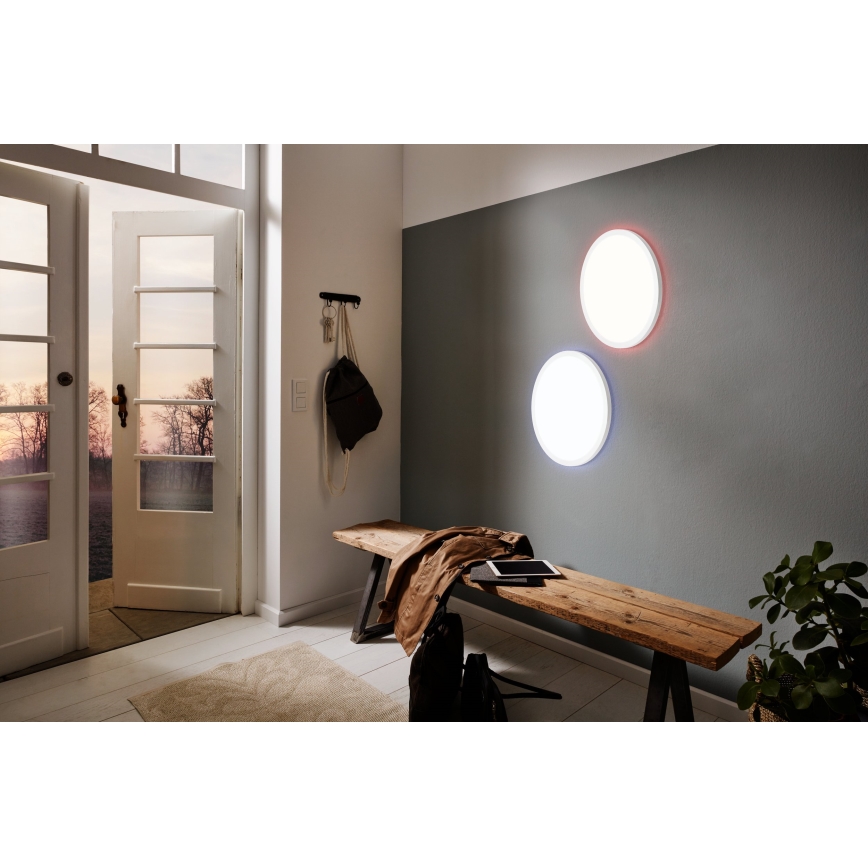 Eglo - LED RGBW Dimbart takarmatur i tak 16,5W/230V vit ZigBee
