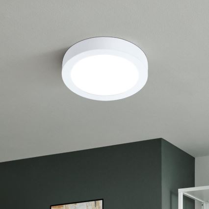 Eglo - Dimbar LED-taklampa för badrum, LED/16,5W/230V, 2700–6500K, IP44, ZigBee, Ø 21 cm