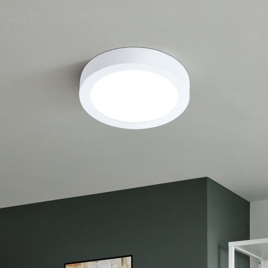 Eglo - Dimbar LED-taklampa för badrum, LED/16,5W/230V, 2700–6500K, IP44, ZigBee, Ø 21 cm