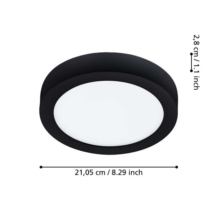 Eglo - Dimbart badrumsarmatur LED/16,5W/230V IP44 ZigBee Ø 21 cm