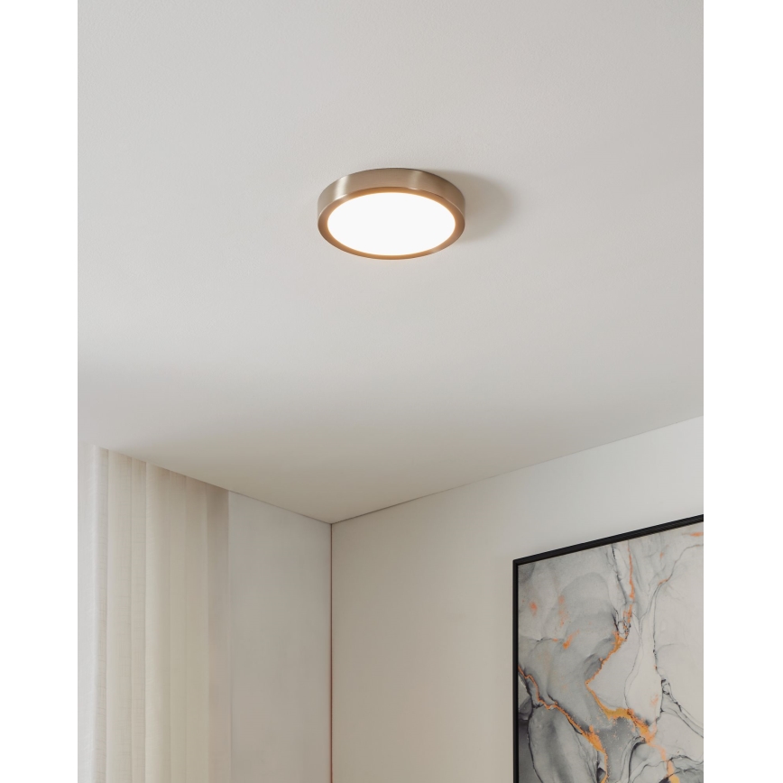 Eglo - dimbar LED-taklampa för badrum LED/16,5W/230V IP44 ZigBee Ø 21 cm