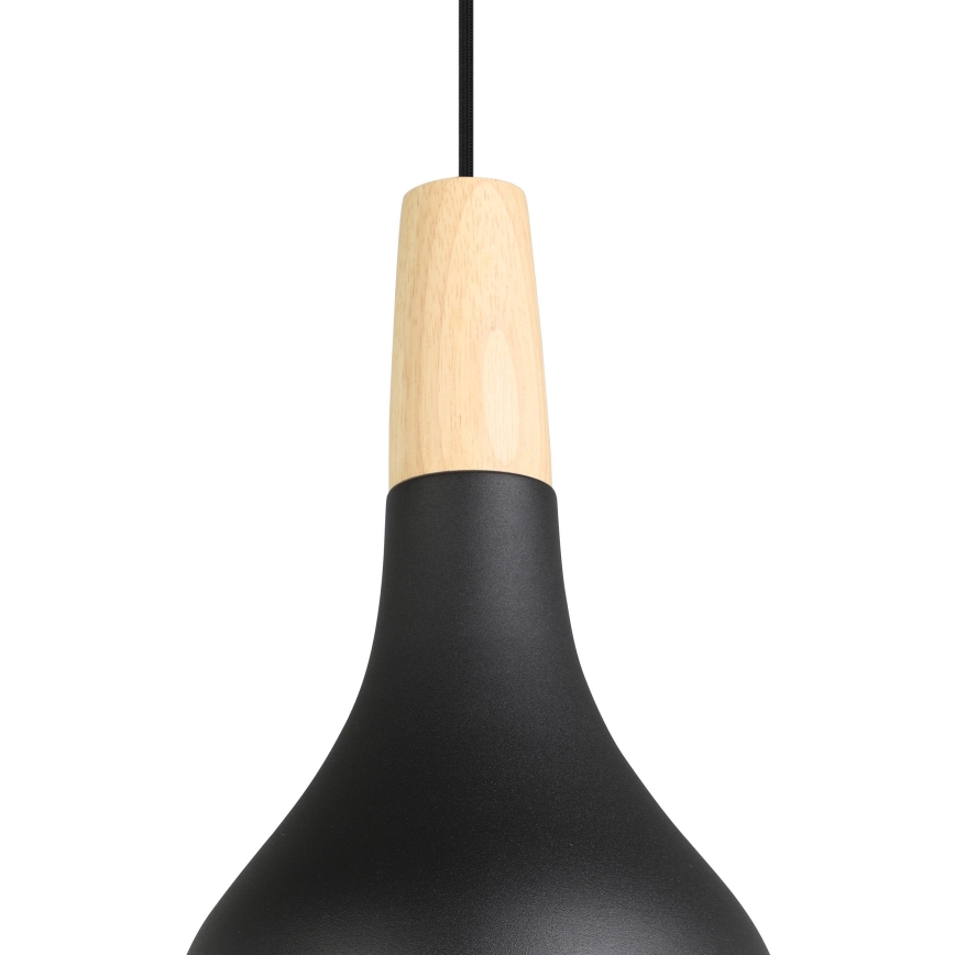 Eglo - Taklampa 1xE27/40W/230V Ø 18 cm svart