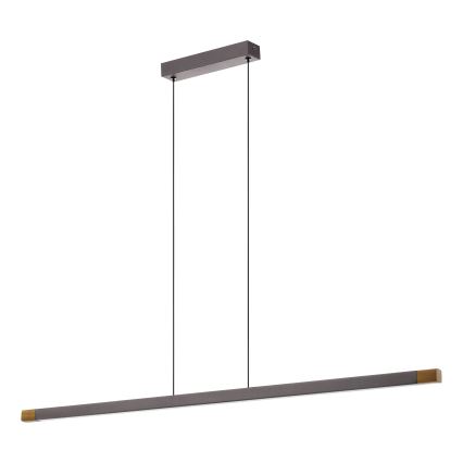 Eglo - LED ljusreglerad ljuskrona på textilsladd LED/22W/230V 3000K