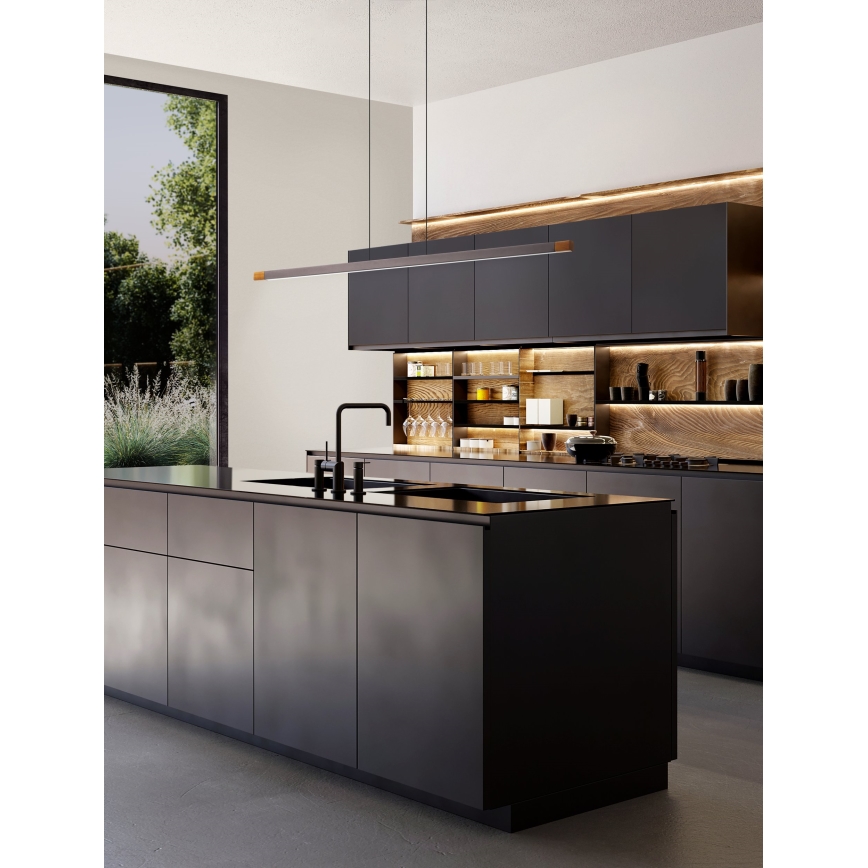 Eglo - LED ljusreglerad ljuskrona på textilsladd LED/22W/230V 3000K