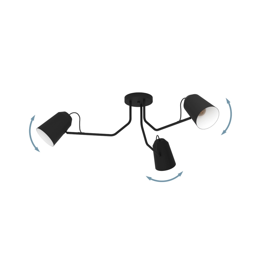 Eglo - Taklampa 3xE27/25W/230V