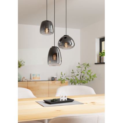 Eglo - Taklampa 3xE27/40W/230V Ø 43 cm