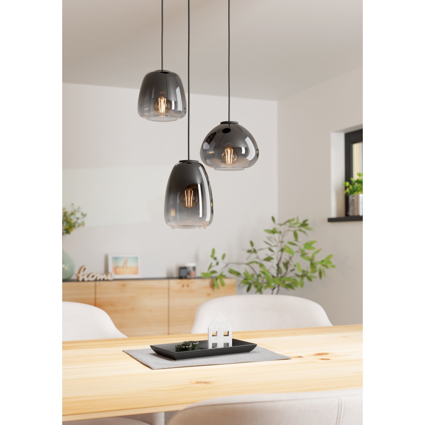 Eglo - Taklampa 3xE27/40W/230V Ø 43 cm