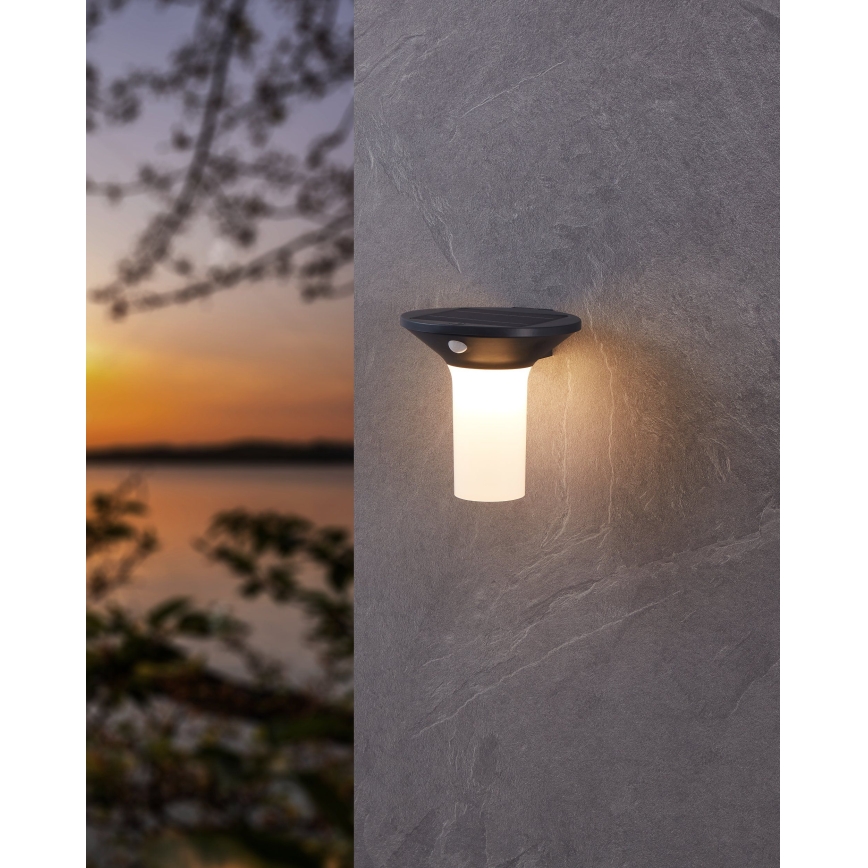 Eglo - LED utomhussolcellslampa med sensor 6xLED/0,03W/3,7V IP44