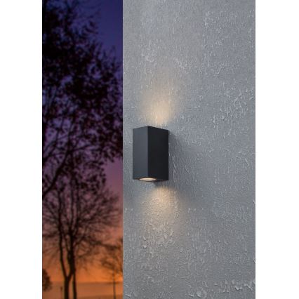 Eglo - LED vägglampa för utomhusbruk 2xGU10/4,6W/230V IP44