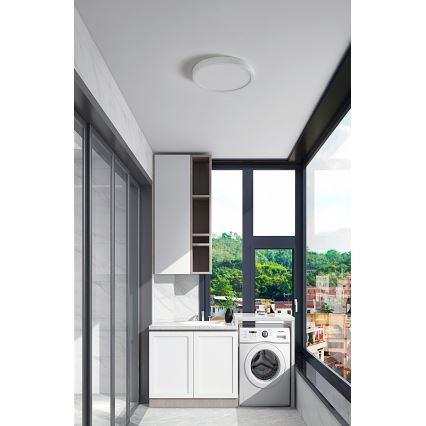 Eglo - LED badrumstaklampa LED/20,5W/230V IP44 vit