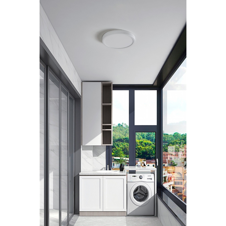 Eglo - LED badrumstaklampa LED/20,5W/230V IP44 vit