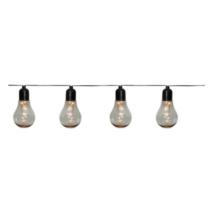 Eglo - LED Utomhus dekorationskedja 10xLED/0,06W/3V 2xAA IP44