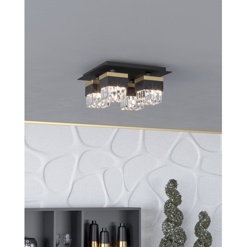 Eglo - Taklampa 4xE14/40W/230V