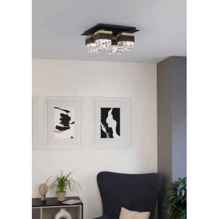 Eglo - Taklampa 4xE14/40W/230V