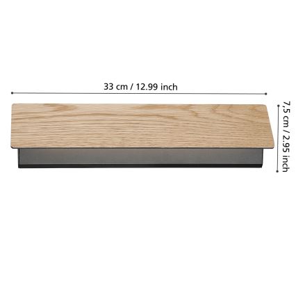 Eglo - LED Vägglampa LED/12W/230V 3000K