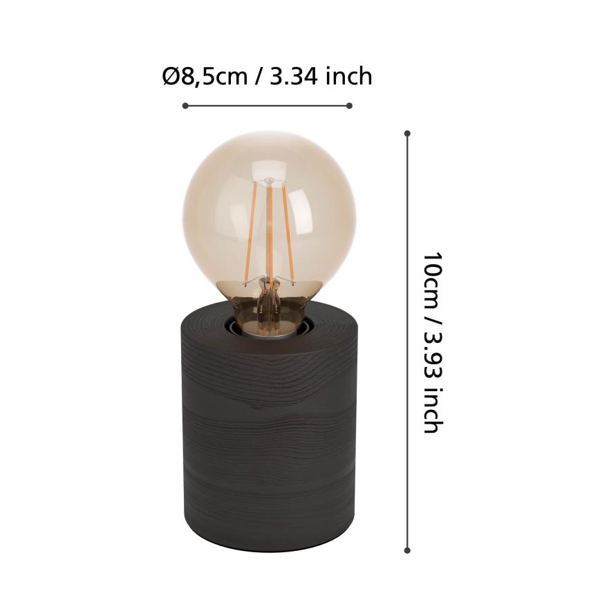 Eglo - Bordslampa 1xE27/28W/230V