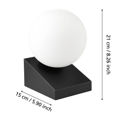 Eglo - Bordslampa 1xE14/40W/230V