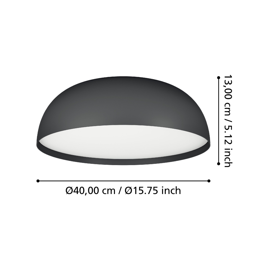 Eglo - LED RGBW Dimbar taklampa 3xLED/7,5W/230V 2700-6500K Ø 40 cm