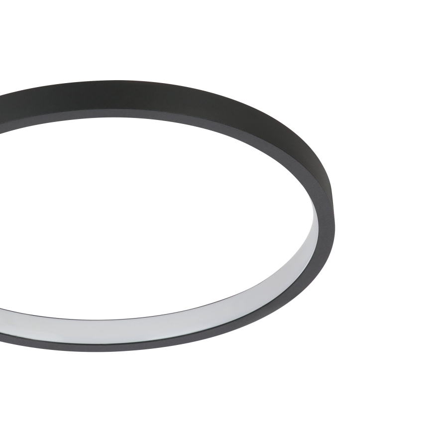 Eglo - LED dimbar taklampa LED/15W/230V svart + fjärrkontroll