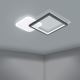 Eglo - LED Dimbar taklampa LED/15W/230V svart + fjärrkontroll